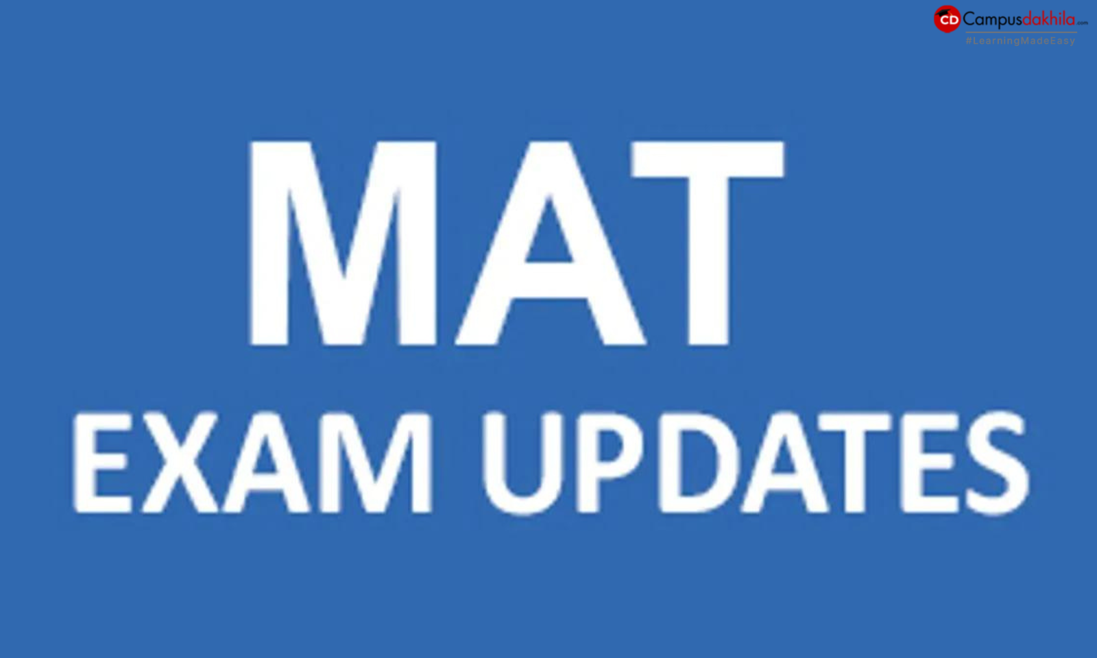 MAT Exam: August 2024 - Registration, Syllabus, Dates