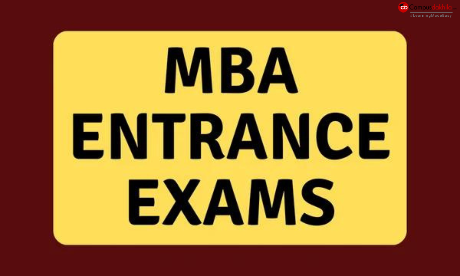 What are the MBA Entrance Exams in India?