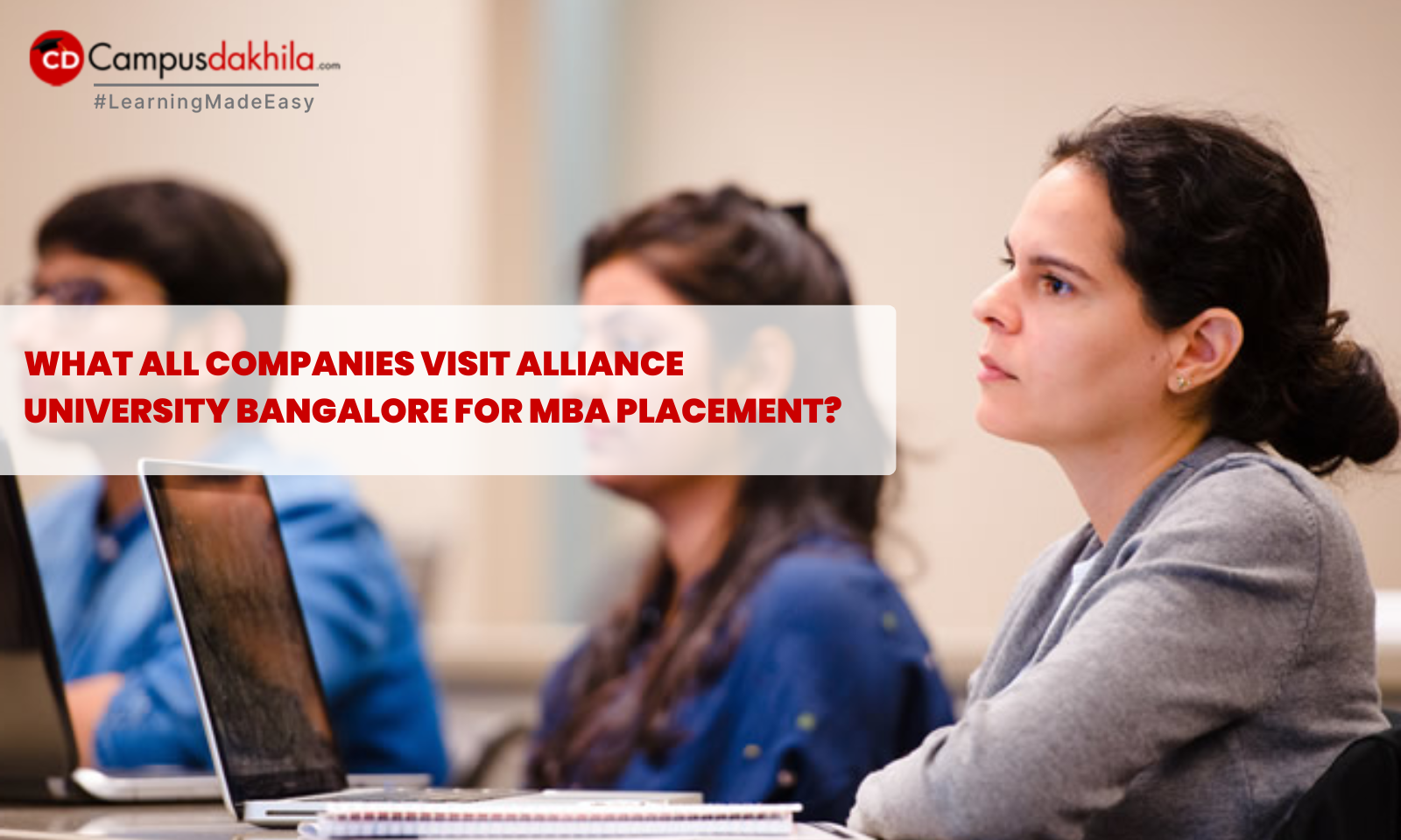 What Companies Visit Alliance University Bangalore for MBA Placement?