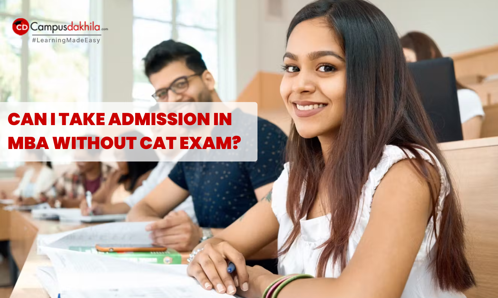 Can I Take Admission in MBA Without CAT Exam?